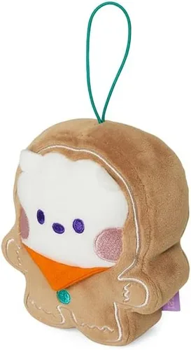 Vista 5 de BTS-Bangtan Boys_Producto oficial de edición navideña Baby RJ Cushion de felpa de 10 pies y llavero de adorno navideño Baby RJ tarjetas fotográficas