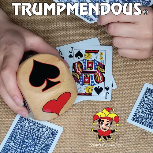 Vista 5 de Newt's Playing Cards Marcador/indicador Trumpmendo original de Trump para Bridge, Euchre, Pinochle y otros juegos de cartas – Pips grandes, marcador