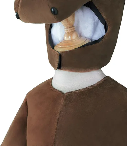 Vista 4 de Louatui Disfraz de Halloween para bebés recién nacidos, disfraz de elefante y zorro y pollo, para fiesta, cosplay de dibujos animados, overol cálido