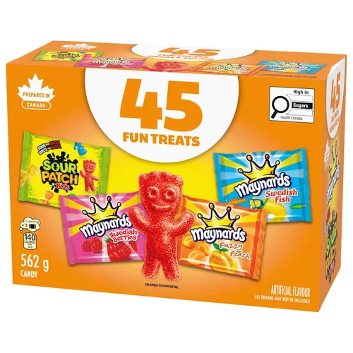 Vista 15 de Maynards - Caramelos de Halloween, 45 unidades, 19.82 oz, importados de Canadá