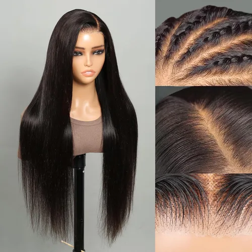 Vista 19 de Peluca de cabello humano rubio Bob de 13 x 4 con encaje frontal 613
