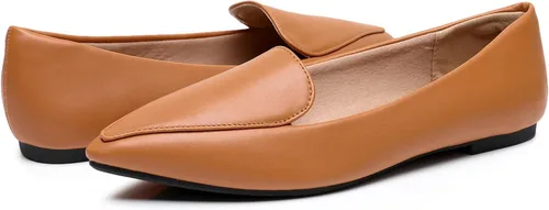 Vista 6 de VenusCelia Zapato plano Funkier para mujer (7.5 M US, camello-PU), Came (Camel Pu)