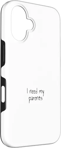 Vista 3 de iPhone 16 I need my parents Case