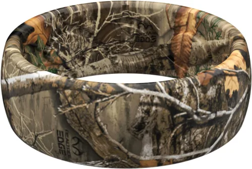 Vista 13 de Groove Life Anillo de boda de silicona de camuflaje para hombre Highlander