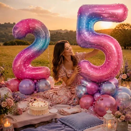 Vista 195 de Globo negro del número 0 para niñas y niños, 40 pulgadas, grande, número 0-9, de papel de aluminio, de Mylar para helio, juego de globos digitales