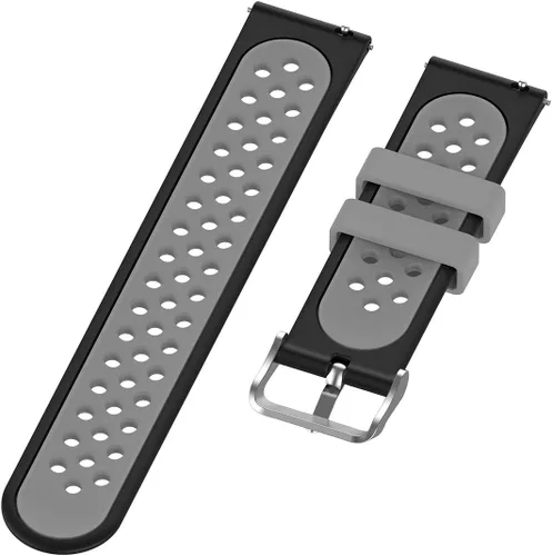 Vista 7 de E ECSEM Compatible con correas Mindrose H80 de silicona de dos tonos, transpirable, correa deportiva de repuesto para reloj inteligente Mindrose H80