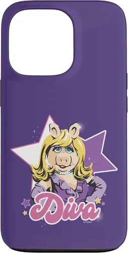 Vista 10 de Funda para iPhone 16 Disney The Muppets Miss Piggy Diva Retrato