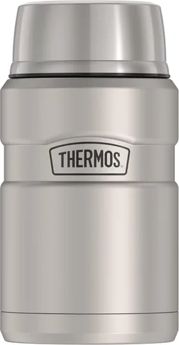 Vista 32 de THERMOS Stainless King Tarro de alimentos aislado al vacío con cuchara, 16 onzas, verde militar