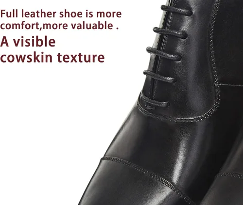 Vista 4 de Zapatos de vestir Oxford formales de cuero para hombre