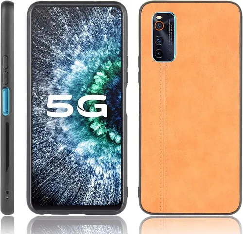Vista 241 de Funda para Vivo iQOO Z1x 5G, funda para Vivo iQOO Z1x 5G Funda de piel sintética con funda 3 en 1, color azul