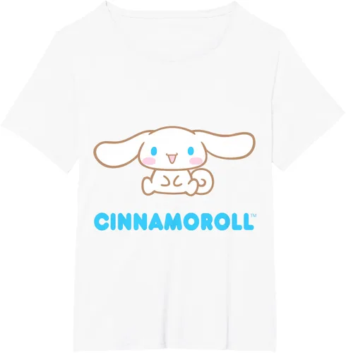 Vista 97 de Cinnamoroll Character Front and Back T-Shirt S Negro