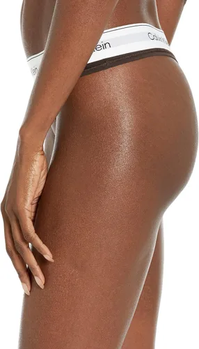 Vista 2 de Calvin Klein Tanga moderna de algodón natural para mujer