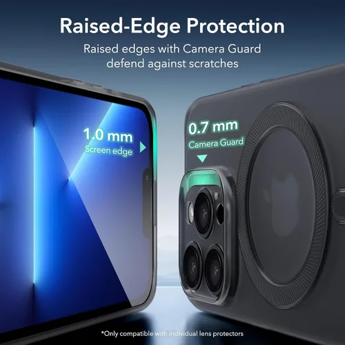 Vista 7 de ESR Funda para iPhone 13 Pro, Compatible con MagSafe, Protección de Grado Militar, Resiste el Amarillamiento y los Arañazos, Funda Magnética