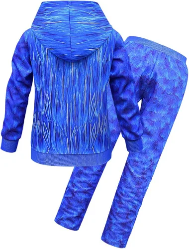 Vista 2 de RICHALE Halloween Costume Kids Cosplay Jumpsuit Boys Girls Movie Character Outfit Cute Hedgehog