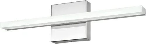 Vista 9 de Modernas luces LED de tocador para baño, 16 pulgadas, 9 W, luz diurna, blanco y negro, luces sobre espejo, accesorios de iluminación de tocador