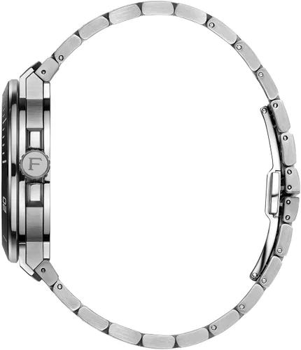 Vista 2 de FIYTA Reloj deportivo clásico de 3 manecillas para hombre, reloj automático de acero inoxidable para hombre, cristal de zafiro sintético, luminoso