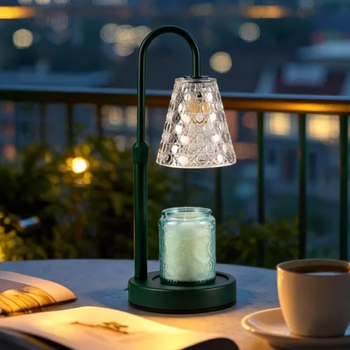 Vista 8 de Lámpara calentadora de velas con temporizador regulable, regalos de cumpleaños para mujeres, mamá, regalos de inauguración de la casa, decoración
