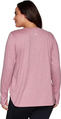 Vista 2 de RBX Active - Sudadera ligera de felpa francesa de manga larga para mujer