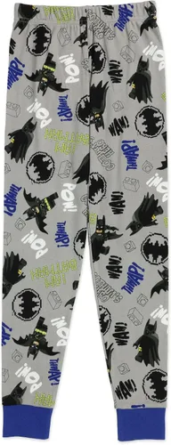 Vista 5 de LEGO Batman Movie - Conjunto de pijama para niño, 4 piezas, 100% algodón, tallas 4 a 10