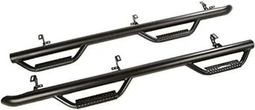 Vista 3 de Rugged Ridge Kit de barra Nerf Spartan 11596.04, negro texturizado; Jeep Wrangler JLU de 18 corrientes, 4 puertas