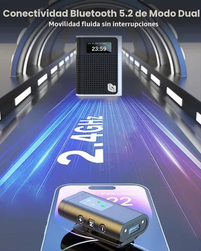 Vista 6 de 2025 Nuevo Amplificador de Voz Mejorado Inalámbrico con Micrófono Lavalier Magnético, Pantalla LED, Micrófono Portátil Recargable para Profesores