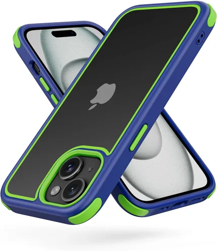 Vista 23 de Mobnano Funda transparente para iPhone 11, con protección multicolor a prueba de golpes, no amarillenta, anti arañazos, parte trasera