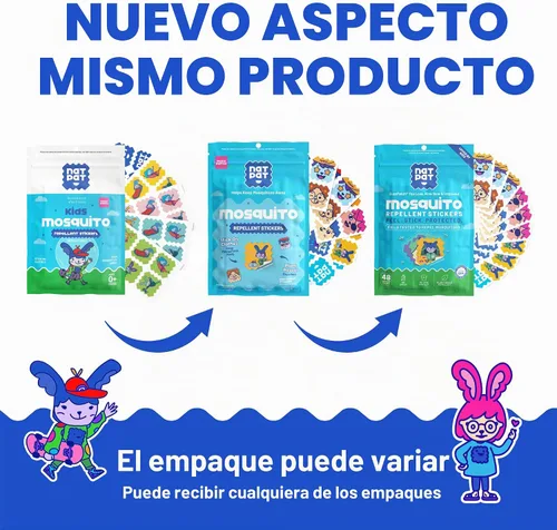 Vista 8 de NATPAT Buzz Patch - Calcomanías de parche de mosquitos para niños, ingredientes a base de plantas, no tóxicos, el parche original de aceite esencial