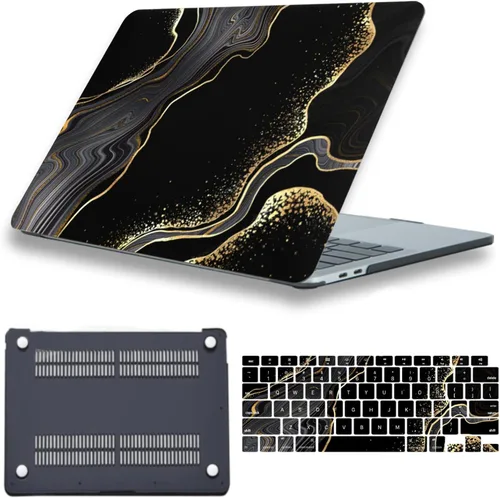 Vista 50 de Funda compatible con MacBook Air de 15" M5 M4 M3 M2 2023-2026 Negro (Black Lace)