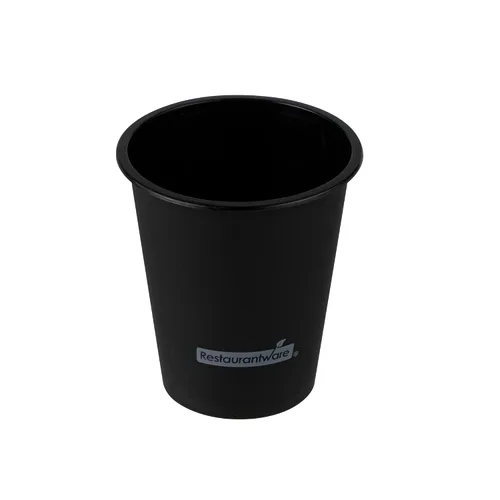 Vista 10 de Restaurantware -Bev Tek Vasos de plástico de 12 onzas, 100 vasos desechables para bebidas – Las tapas se venden por separado, sirven bebidas Negro