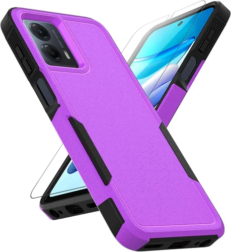 Vista 10 de Funda para Moto G 5G 2023 / Moto G Power 5G 2023: funda protectora de doble capa de servicio pesado resistente para teléfono celular a prueba