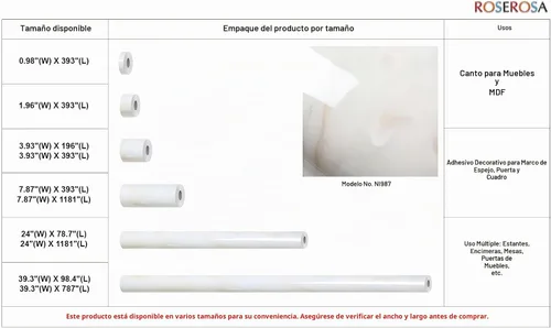 Vista 6 de ROSEROSA Película arquitectónica de mármol sintético brillante para despegar y pegar, película de vinilo autoadhesiva, envoltura de puerta
