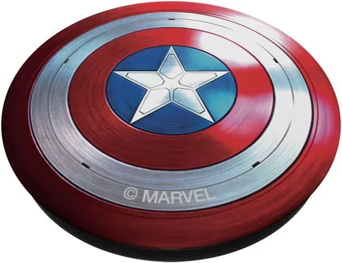 Vista 2 de El Halcón y el Soldado de Invierno Capitán América Escudo PopSockets Adhesivo PopGrip
