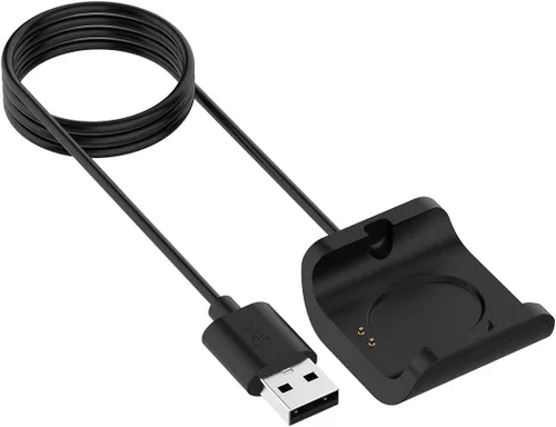 Vista 4 de Paquete de 2 cargadores compatibles con cargador Amazfit bip S de repuesto, cable USB de 3.3 pies para Amazfit Bip S A1805