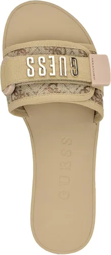 Vista 5 de GUESS Women's Elyze Logotipo dorado/marrón 710