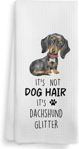 Vista 22 de Basset Hound Dog - Juego de 2 toallas de cocina y paños de cocina, decoración de perro, regalos de Basset Hound para mujeres, 16 x 24 pulgadas
