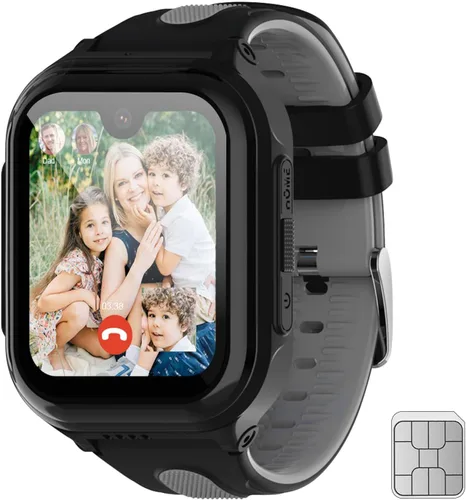 Vista 4 de LogHog Kids Smart Watch with Real Time GPS Tracking SOS Emergency Call GEO Fence 2-Way Calls Video Calling 4G 1.78'' Large Screen Smart Phone Watch