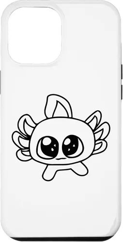 Vista 6 de Funda para disfraz de cumpleaños para iPhone 14 con diseño de ajolote kawaii para niñas y niños
