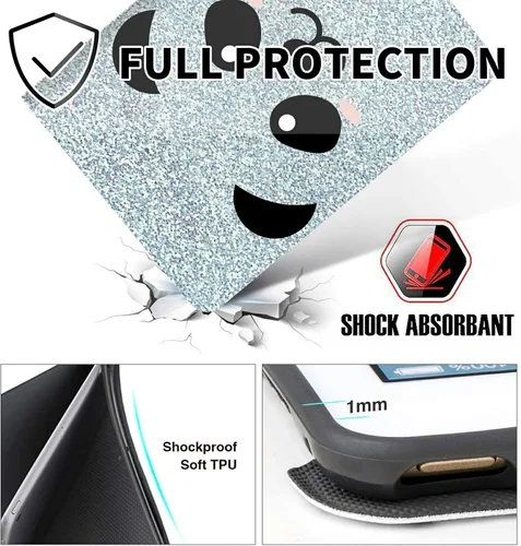Vista 125 de Funda para tablet Fire 7 (12ª generación, versión 2022), delgada, a prueba de golpes, delgada, de piel sintética, con función de apagado/encendido