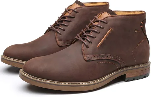 Vista 8 de Chukka - Botas a la moda, cómodas y de estilo oxford casual, al tobillo, botas con cordones