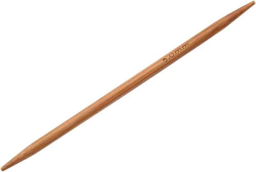 Vista 8 de Juego de agujas de tejer de bambú, 11 tamaños, 55 agujas de tejer de doble punta, agujas largas de madera para suéteres, calcetines, chal y bufanda
