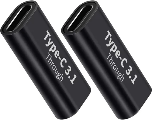 Vista 9 de BOLS Adaptador USB C (4 piezas), compatible con función completa USB C, admite velocidad de 10 GBbps, audio y video, adaptador de carga rápida..