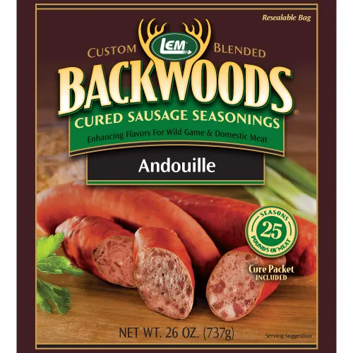 Vista 11 de LEM Products Backwoods Bratwurst – Salchicha curada con condimento, ideal para caza silvestre y carne doméstica, sazona hasta 25 libras de carne