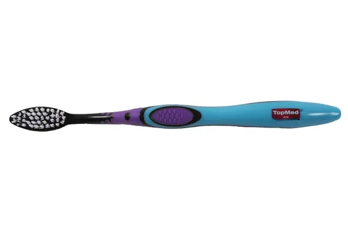 Vista 2 de Top Med ETS - Cepillo de dientes para fumadores extra duro (el color puede variar)