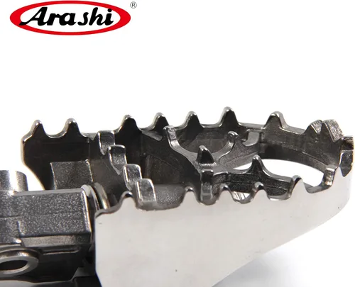 Vista 4 de Arashi Reposapiés delantero para BMW R1200GS / GSA/ADV Adeventure 2013-2018 Accesorios de motocicleta Rider reposapiés Peg Pedal GS 1200 GS Plata
