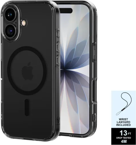 Vista 12 de PAUL B Funda para iPhone 17 2025 (compatible con MagSafe) protección contra caídas de grado militar (probada hasta 13 pies), antiamarilleamiento