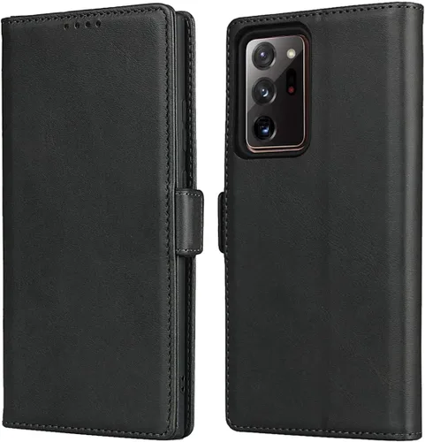 Vista 13 de iCoverCase Funda tipo cartera para Samsung Galaxy Note 10 Plus, cuero sintético de alta calidad, ranuras para tarjetas, soporte para tarjetas