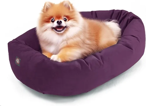 Vista 41 de Majestic Pet Villa - Cama para perros de espuma viscoelástica triturada de 32 pulgadas para perros de tamaño mediano, 32 x 23 x 7 pulgadas, cama