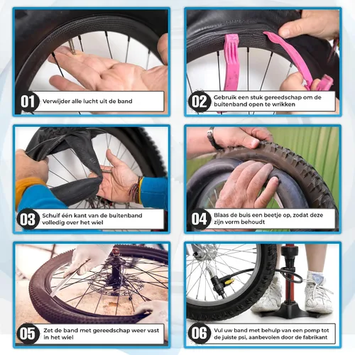 Vista 5 de 2 Repuestos de Cámara de Aire 12.5'' x 1.75/2.25 para Cochecito de Trotar, Compatible con Todas las Marcas: BoB Revolution Flex/Pro/SE/SU, Graco, Go