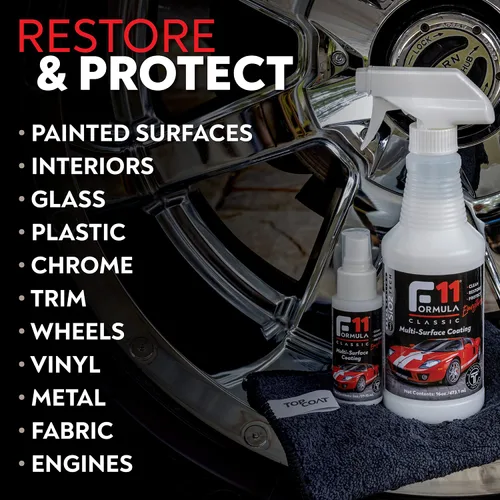 Vista 3 de TopCoat F11 - Pulidor y sellador de automóvil para automóviles, motocicletas, vehículos recreativos y más, alternativa a base de agua a la cera
