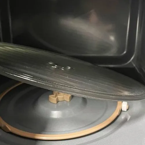Vista 5 de SDTC Tech Acoplador giratorio de microondas con puerto "D", longitud del eje de 0.59 pulgadas, soporte de guía de bandeja de vidrio para horno